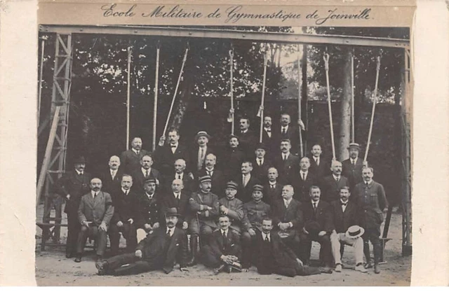 94. n° 52298 . joinville . ecole militaire de gymnastique.carte photo.sport