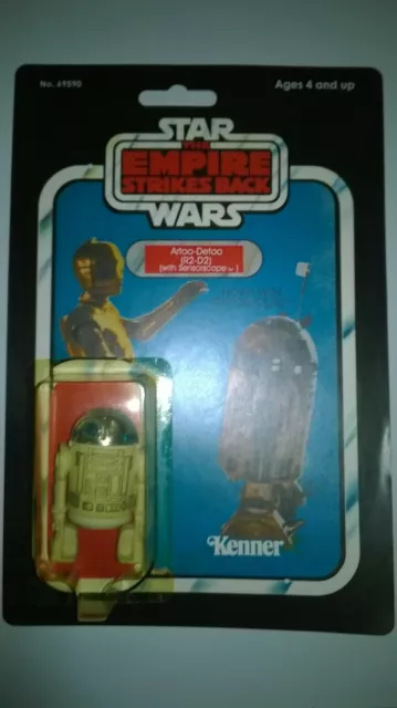 Star Wars Vintage R2D2 sensorscope carte repro esb moc figurine original