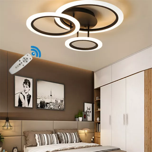 LED Dimming Chandelier Pendant Ceiling Light Living Dining Room Bedroom Kitchen