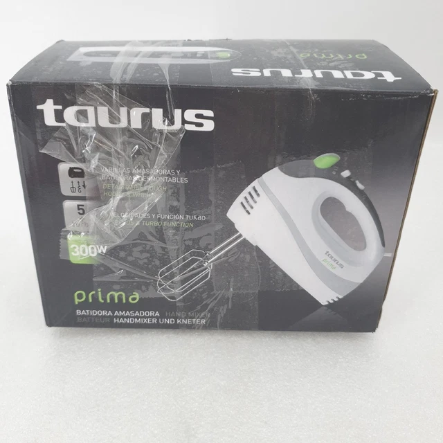 Taurus Edelstahl-Station 500 W elektrische Teigknetmaschine 5 Geschwindigkeiten