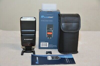 Flashpoint Zoom Flash for Sony Cameras w/ Box _ Free flash diffuser *** NEW ***