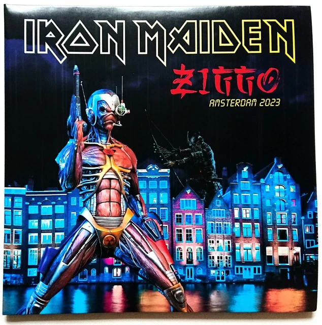 IRON MAIDEN ZIGGO Amsterdam 2023 2 Vinyles LP + Booklet 36 Pages