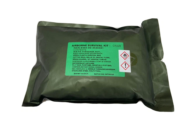 AIRBORNE SURVIVAL KIT Special Forces British Army SF RRF NATO Aircrew ...