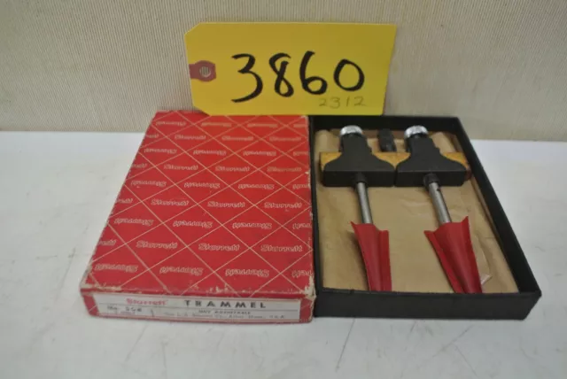 Starrett Trammel No. 50B Head Made in U.S.A. Tool Measuring