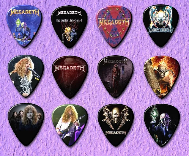 MEGADETH  Guitar Picks Set of 12