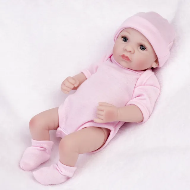 Realistic Reborn Dolls Newborn Baby Girl Doll Full Body Vinyl Silicone Xmas Gift