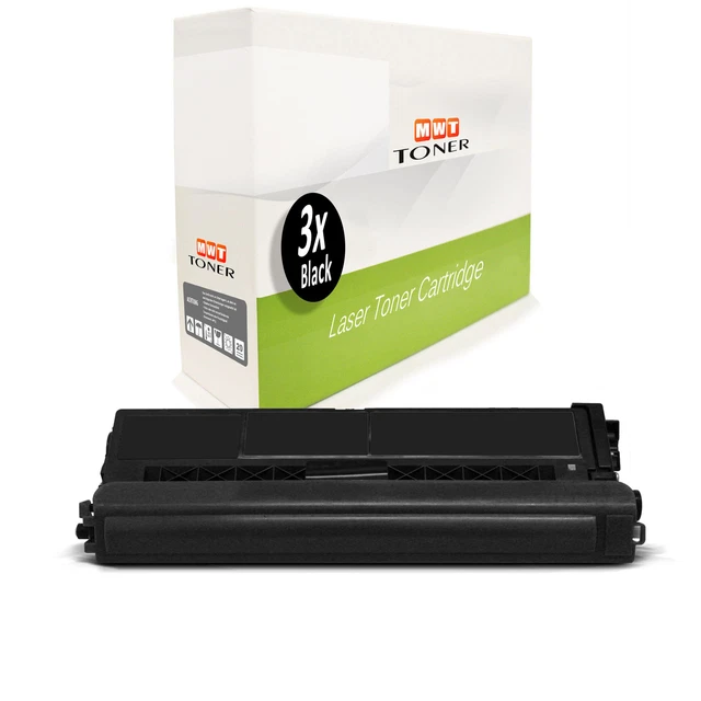 3 cartucce MWT NERO XXL compatibili per Brother TN-329BK TN329BK TN 329 BK