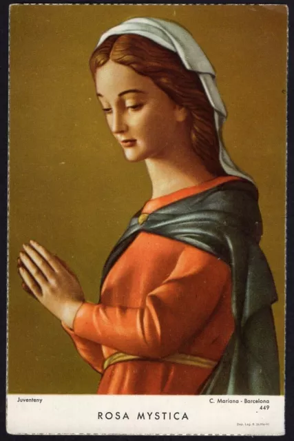 santino antico de la Madonna Inmaculada image pieuse holy card estampa