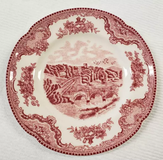 Johnson Old Britain Castles Pink Bread Plate Excellent  Multiples Available