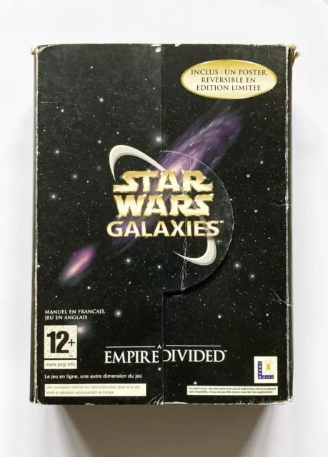 Star Wars Galaxies An Empire Divided - Microsoft PC-CD - Coffret Pack Jeux - PAL