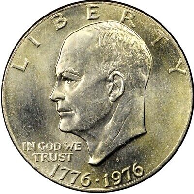 1976 D $1 Bicentennial "Liberty Moon" Commemorative Dollar (Type 2) - GEM BU !!