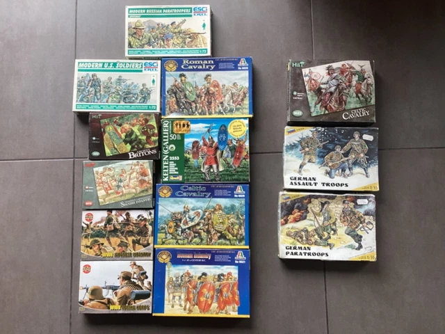 Les soldats russes de la seconde guerre mondiale d'Airfix au 1/72e