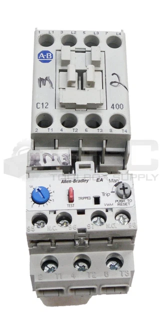CONTACTOR ALLEN BRADLEY 100-C12*400/A Con Relé De Sobrecarga 193-Ea1Eb ...