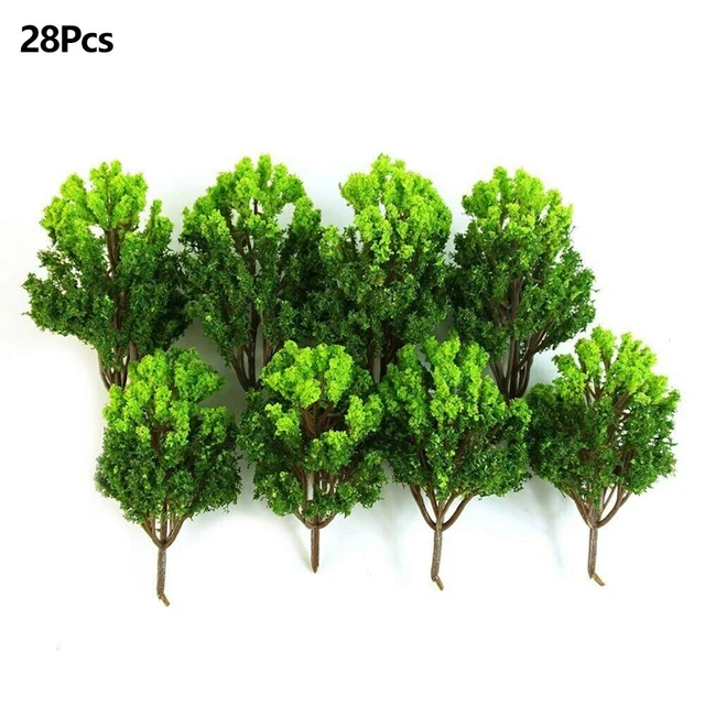 REALISTIC MODEL TREES for Building Model and Diorama Scenery Pack of 28 ...