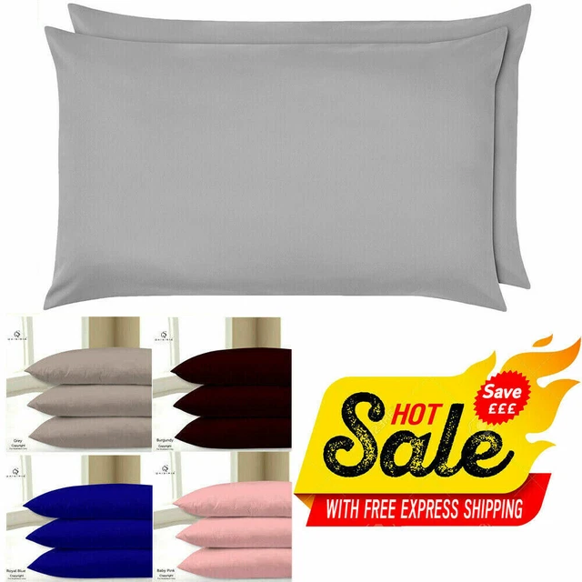 2 X FEDERA cuscino cotone egiziano casalinga confezione coppia 