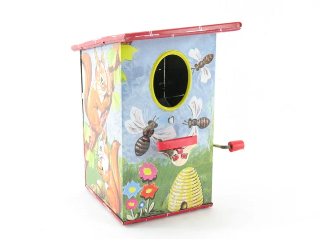 Blechspielzeug - Vogelspardose Bienenhaus 5443023 Blechspielzeug - Vogelspardose Bienenhaus 5443023
