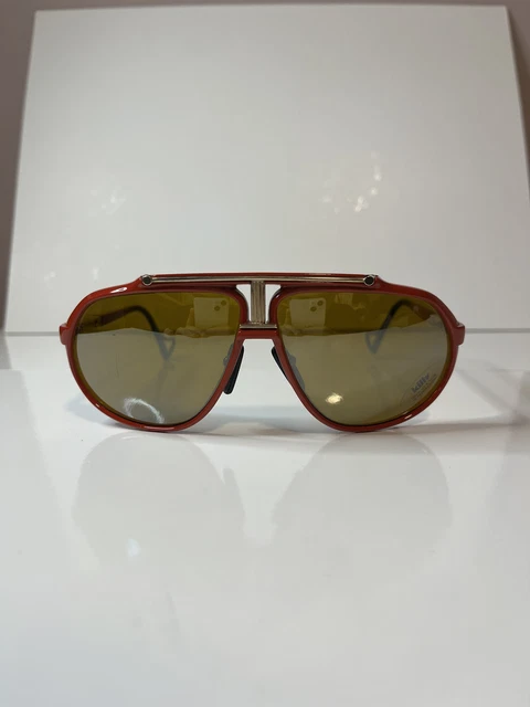 Lunettes De Soleil Vintage Bollé Glacier Irex 100 - Style Aviateur Noir, Neuves Sans étiquettes