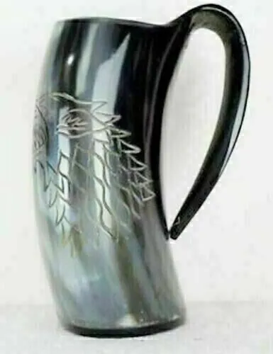 Viking Drinking Horn Mug Authentic Medieval Natura Cup