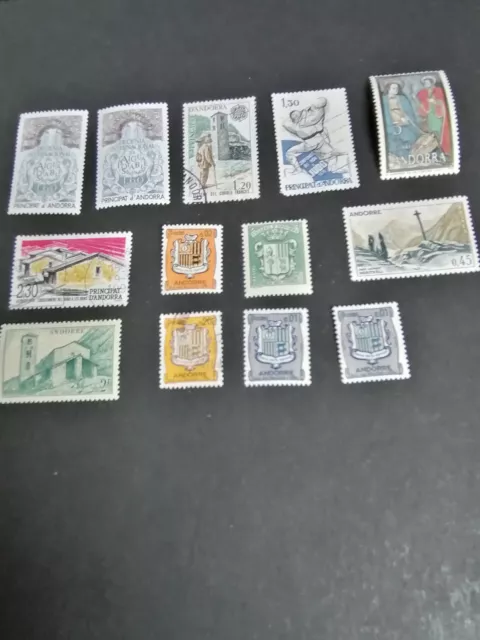 ANDORRE  .  Lot de timbres