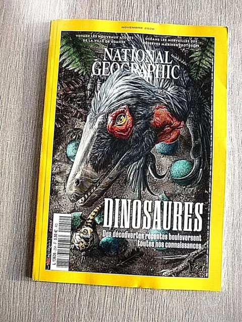 Revue  National Geographic  N° 254 -  Novembre  2020  /  Dinosaures ...