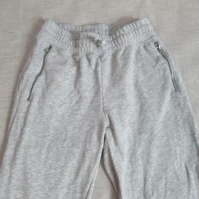 Old Navy Joggers Sweatpants Girls XL 14-16 Gray Fleece Zippered Pockets Casual 3