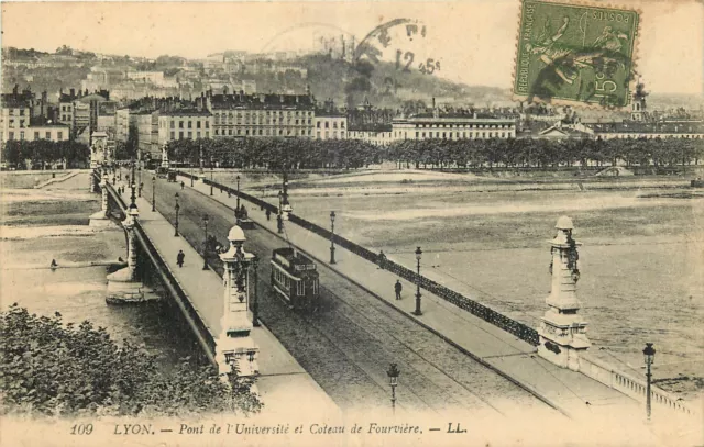 69  Lyon   Pont De L'universite Et Coteau De Fourviere  Ll