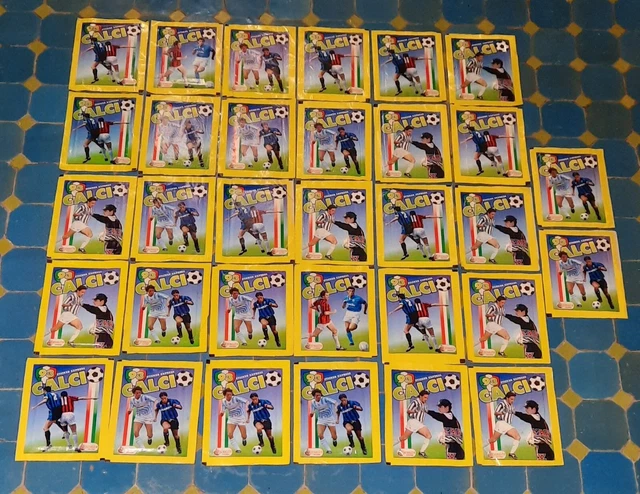 Lot 32 Packets Merlin Collection Calcio 93 Sticker Express  No Panini