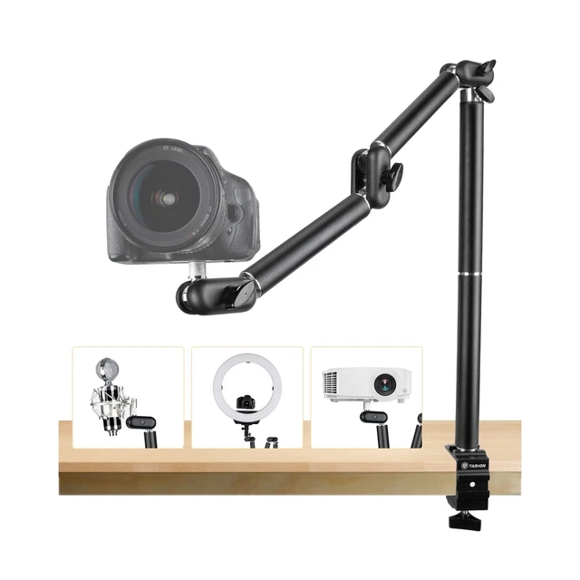 TARION Desk Camera Mount Stand Heavy Duty Articulated Camera Arm Articulating...