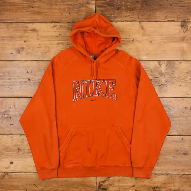 Burnt orange nike hoodie top