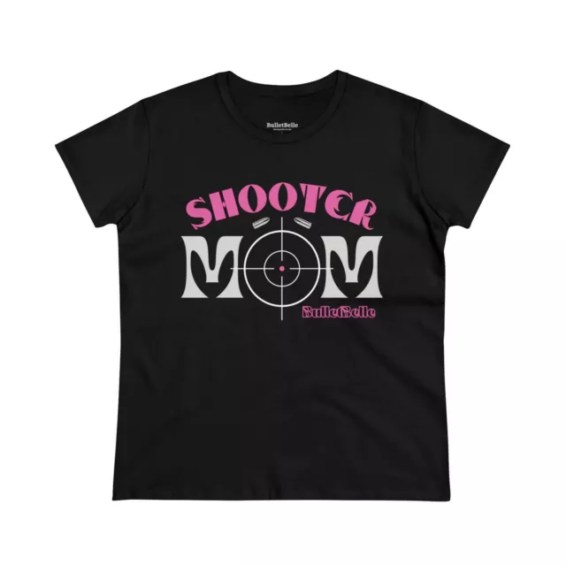 Women's Midweight Cotton Tee "Shooter mom"