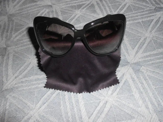 Gucci Authentic Women's Sunglasses Black GG 2931/S 807LF Made In Italy Case Clth