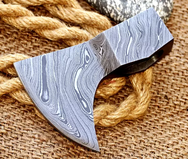 Custom Made Axe Head Viking Hatchet Tomahawk - Hand Forged Damascus Steel 932