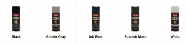 Krylon Fusion Spray Paint & Primer Price Per Can New Various Colors