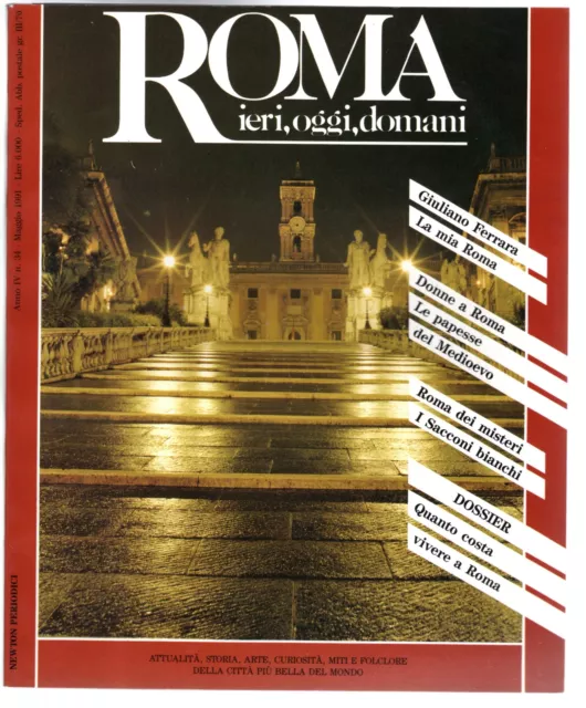 Roma Ieri, Oggi E Domani - N 34, Maggio - 1991