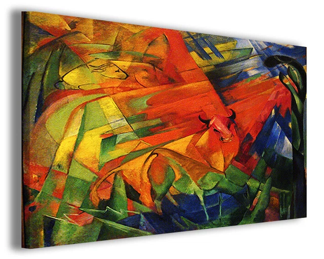 FAMOUS PAINTINGS FRANZ Marc XXIV prints on canvas reproductions famous ...