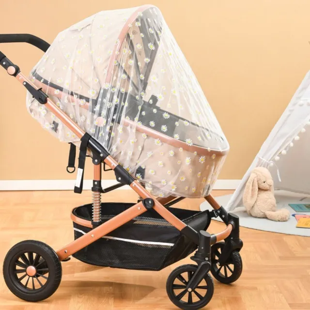 Polyester Pram Net Breathable Fly Protection Cover  Pushchair