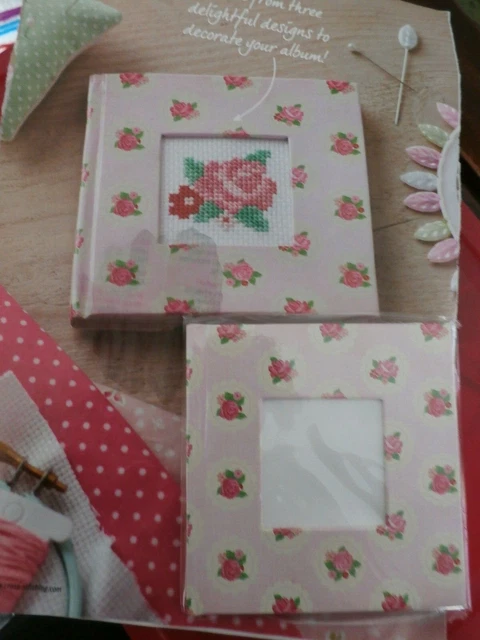 3 Small Cross Stitch Charts For  A Stitcher's Photo Album + Album#2