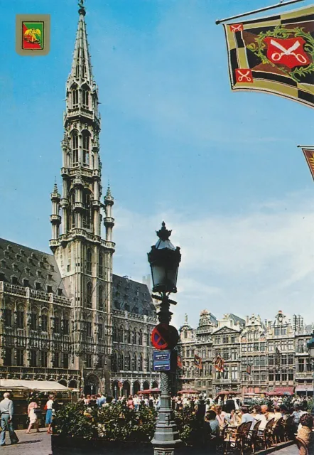alte AK Brüssel - Rathaus - Belgien ungelaufen Ansichtskarte C1042d