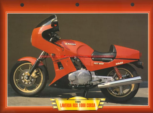 LAVERDA RGS 1000 Corsa 1985 : Fiche Moto #001528