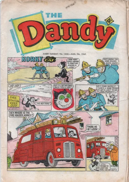 The Dandy comic (1446) 9th August 1969