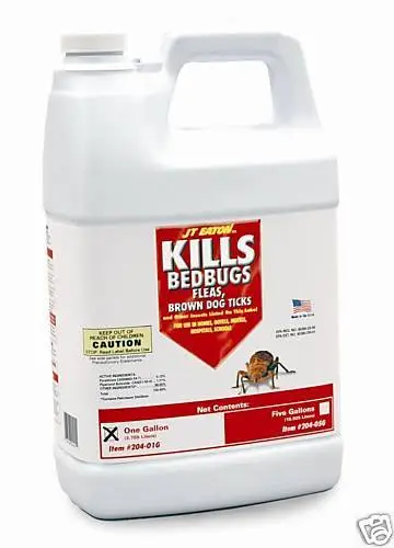 New One Gallon Jt Eaton Mattress Spray Bed Bug Flea & Brown Tick Killer Bedbug