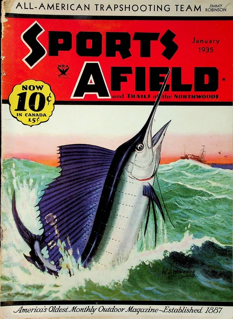 Sports Afield Magazine Vol. 93 #1 FR 1935