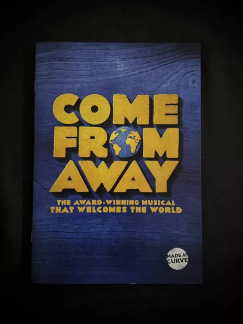 Come From Away Musical Programme. UK Tour Leicester Sara Poyzer Natasha J Barnes