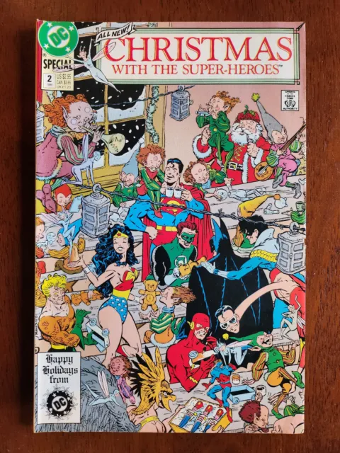 Christmas with the Super-Heroes #2 (1989 DC) VG/Fine