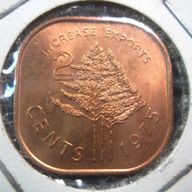 SWAZILAND 2 Cents 1975 FAO Food Unc m7684# Money Coin