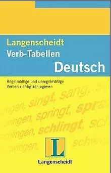 Langenscheidts Verb-Tabellen, Deutsch | Buch | Zustand gut