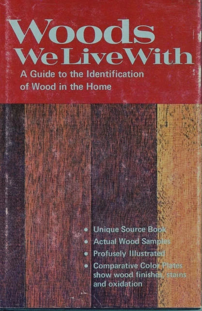 Wood Type Identification & Finishes Actual Wood Samples / Illustrated Book