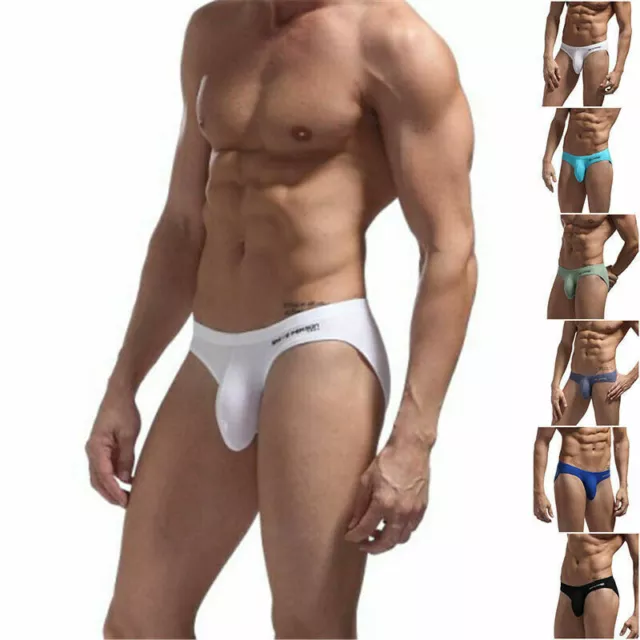 Men's Sexy Front Open Hole Modal Cotton Penis Sheath Cock Glove Bikini  Underwear