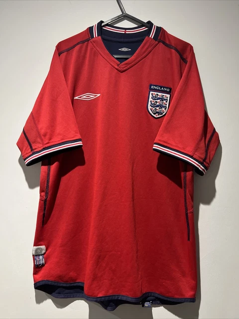 England 2002/04 Away Football Shirt Reversible Adult Mens Umbro M Vintage