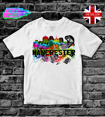 Manchester Kids T-shirt girocollo Ragazzi Ragazze Adulti Da Uomo T shirt tshirt divertente #2